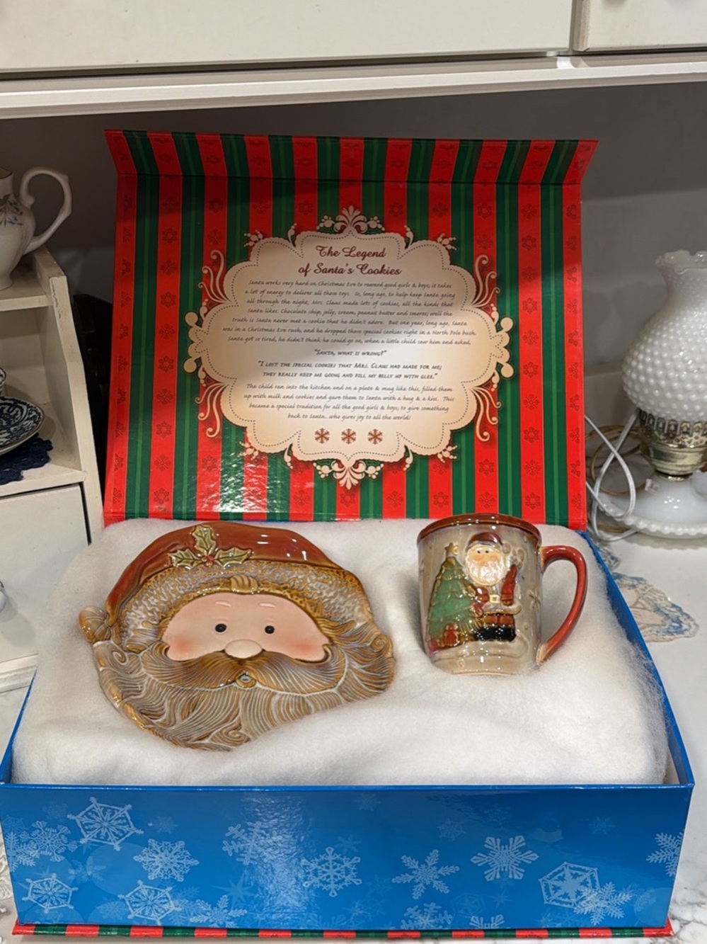 Vintage Legend of Santa’s Cookies Gift Set
